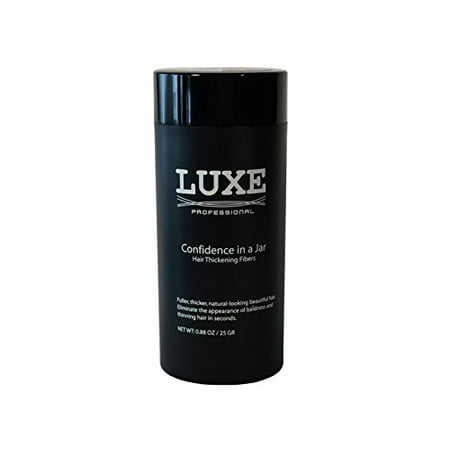 LUXE Hair Thickening Fibers with Natural Keratin-2 Months+ Supply!-Confidence in a Jar! - Medium Blond  - Multiple Colors Available