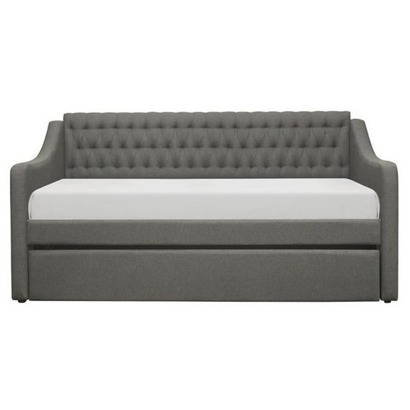 Lexicon LaBelle Wood Daybed with Trundle in Gray