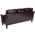 thumbnail image 3 of Asti Upholstered Sofa in Brown Leather, 3 of 5