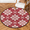 Multicolour 1, variant on CURLYOOT Round Rug 3ft Christmas Snowflake Area Rug, Washable Circle Mat Non Slip Floor Carpet Mat, Red Soft Indoor Rugs for Entryway Living Room Dining Room Bedroom