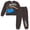 Dark Charcoal, variant on Hot Wheels Little Boys' Fleece 2-Piece Sweatshirt and Pants Set Cream Multi