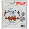 Dimensions Home Sweet Home Cross Stitch Kit, 6" Hoop, Thread, Needle