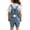 Blue#toddler girl denim overalls, variant on Moxiu Toddler Girl Denim Overalls Baby Easter Outfit Pants for Boy Bunny Ear Romper with Pom Pom Tail Cute Jeans Jumpsuit Blue,6-12 Months