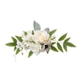 thumbnail image 2 of PEW Flores Flores Artificiales Luz Lujo Elegante Colores Silla Respaldo Flor para A, 2 of 9