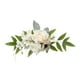 thumbnail image 2 of Flores PEW Ceremonia de boda Pasillo Silla Respaldo Floral Rosas artificiales para A, 2 of 9
