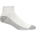 thumbnail image 4 of Fruit of the Loom Men`s Core 6 Pack Ankle Socks, 6-12, White, 4 of 4