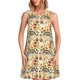 thumbnail image 1 of Easygdp 70s Hippie Style para Vestido Transpirable de Mujer, Vestido Suelto de Manga Corta con Pliegues y Bolsillos para el Verano, 1 of 7