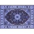 thumbnail image 1 of Ahgly Company Indoor Rectangle Persian Blue Traditional Area Rugs, 5' x 7', 1 of 4