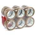 thumbnail image 1 of Recambios de cinta de embalaje BOMEI PACK, color marrón, resistente, 12 rollos, 1 of 8