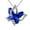 H, variant on Jewelry VerPetridure Ladies Crystal Butterfly Necklace Multicolor Pendant Necklace