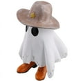 thumbnail image 2 of Halloween Ghost Decoration Cowboy Cute Indoor Statues Spooky with Boots for Home Shelf Mantel Display, 2 of 9