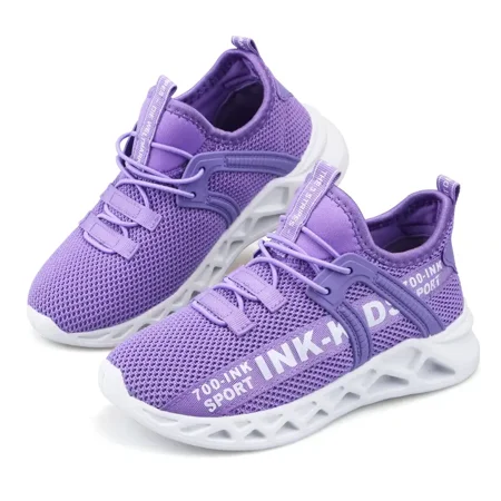 

Boys Girls Soft-soled Sneakers Lightweight Breathable Non-slip Running Shoes