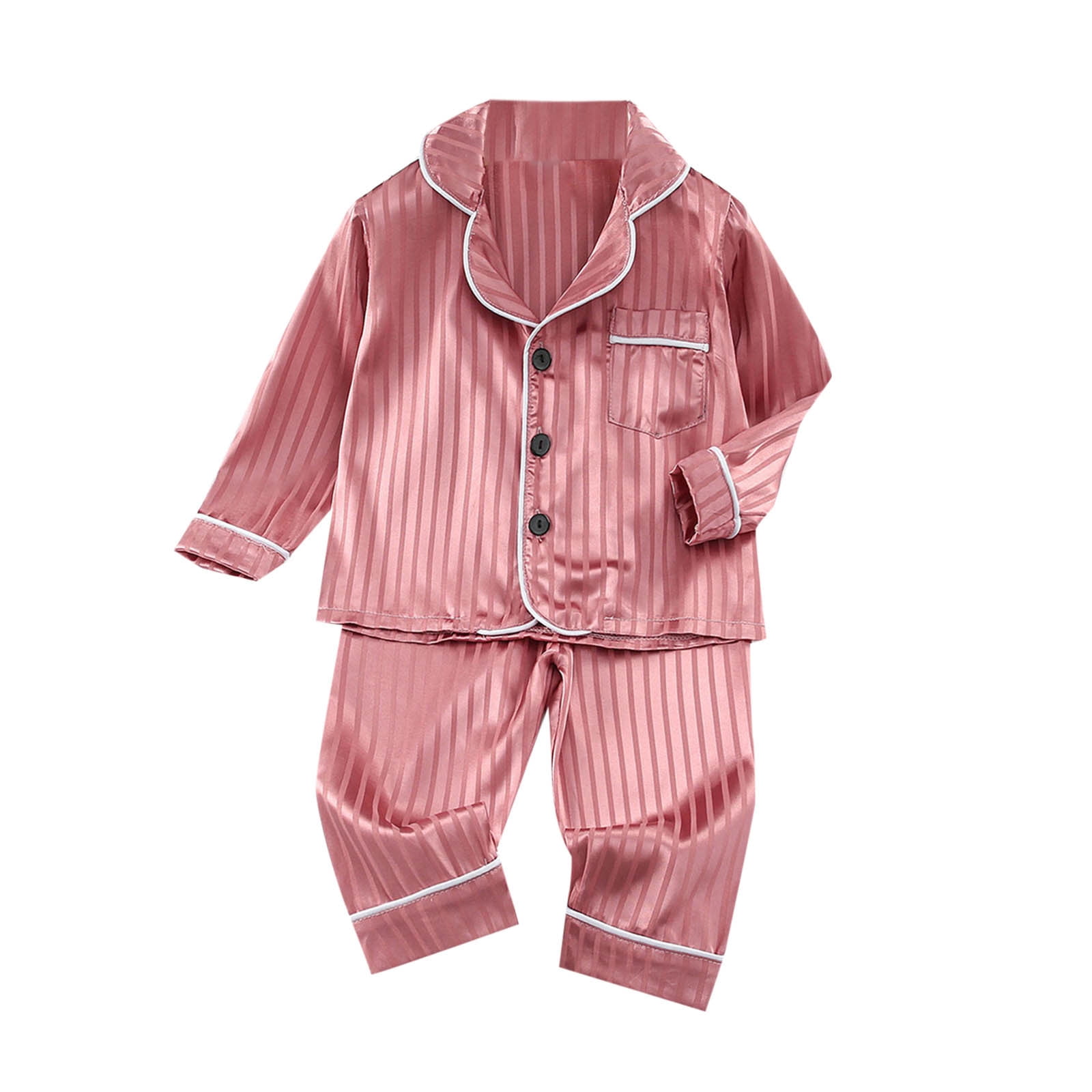 Timegard Vêtements pour Bébé Garçon Fille Pcs Pyjamas en Satin