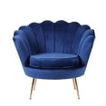 thumbnail image 1 of Plata Decor QUEEN LOUNGE CHAIR BLEU SALON, 1 of 3