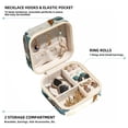thumbnail image 2 of Sea Mew Travel Portable Square Jewelry Boxes Display Case - Travel Organizer for Girls and Women, 2 of 6