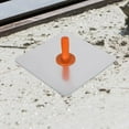 thumbnail image 4 of koolsoo Aluminum Plaster Hawk Plastering Hand Board Professional Mud Plate with Soft Handle for Industrial Supplies Drywall Household 34.5cmx11cm, 4 of 8