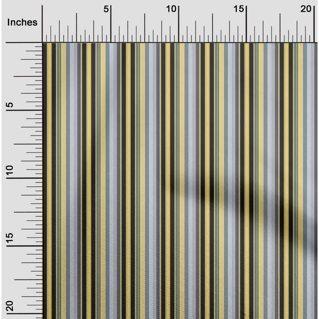 oneOone Polyester Lycra Tissu Multicolor Rayure Tissu à Coudre BTY 56 Pouces de Large