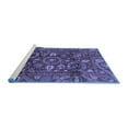 thumbnail image 2 of Ahgly Company Machine Washable Indoor Rectangle Oriental Blue Traditional Area Rugs, 3' x 5', 2 of 4