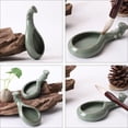 thumbnail image 2 of Painting Ink Stationery Lute Shaped Tray Pen Rest Calligraphy Inkstone Water Drop Japanese-style Ceramics, 2 of 6