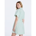 thumbnail image 4 of Free Assembly Women's Short Sleeve Corset Mini Dress, Sizes XS-XXL, 4 of 6