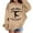 #~Khaki1257, variant on Girls Gymnastics Graphic Hoodie Cute Pullover Sweatshirt Long-Sleeve Top, Sizes 2-13