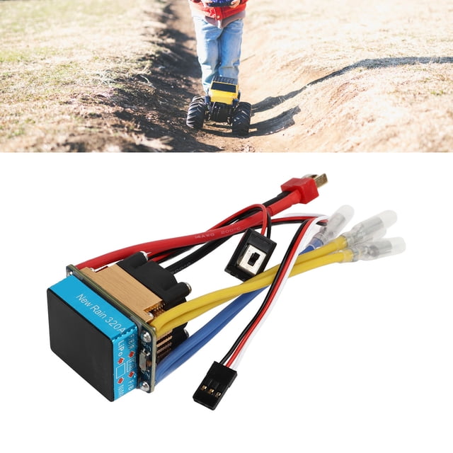ESC Cepillado Bidireccional, Ventilador 3A 5V, 320A 3 Modos Impermeable RC Barco ESC, Diseño Integrado Condensador Incorporado