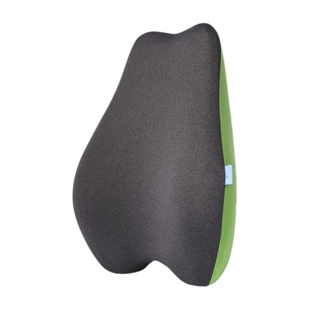 Cojín de apoyo lumbar, almohadilla multiusos, accesorios, cojín de respaldo de silla, cojín de asiento para coche, silla de oficina, silla de lectura Verde