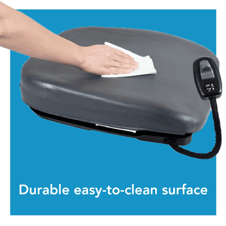 Carex Uplift Premium Power Seat Assist with Memory Foam, Patient Lift,17" Seat, 300lb Capacity, Black