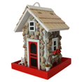 thumbnail image 1 of Home Bazaar Hand-Made Premium Fieldstone Cottage Bird Feeder - Bird Friendly - Home Decor, 1 of 4
