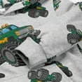 thumbnail image 3 of Truck Toddler Hoodie for Boys Cotton Sweatshirt Monster Truck Hooded Shirt Kids Fall Winter Clothes 5T/388, 3 of 5