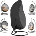 thumbnail image 1 of Funda para silla colgante – Funda impermeable para silla colgante para exteriores con cordón duradero en el dobladillo, funda para silla columpio 210D de 115 cm de profundidad x 190 cm de al, 1 of 5