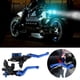 thumbnail image 4 of 1 par de palancas de depósito de cilindro maestro de embrague de freno de motocicleta universales de 7/8" (22 mm) de color azul, 4 of 15