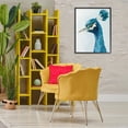 thumbnail image 3 of Stupell Industries Traditional Vivid Plumage Peacock Black Framed Giclee Art, 24 x 30, by Hannah Dawson, 3 of 7