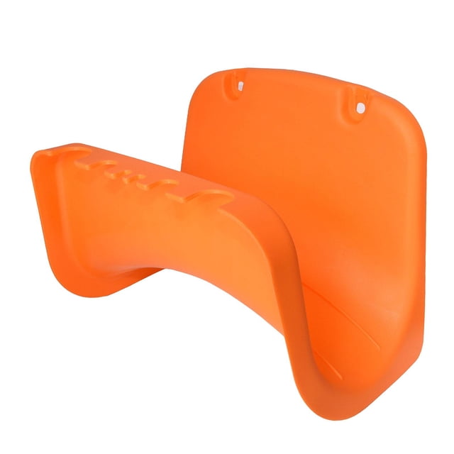 Soporte para manguera de jardín, soporte para manguera, colgador multiusos para manguera de jardín, Naranja