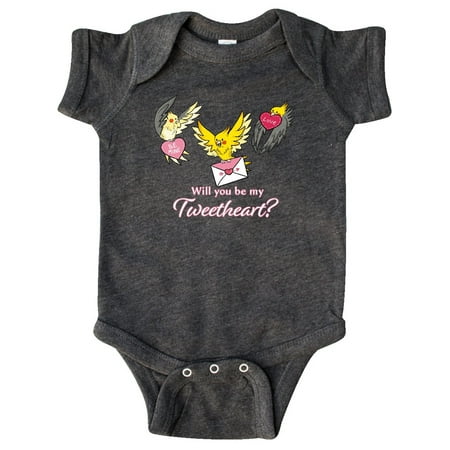 

Inktastic Will You be My Tweetheart with Cute Birds Gift Baby Boy or Baby Girl Bodysuit