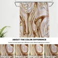 thumbnail image 6 of Marble Abstract Texture Decor Shower Curtain Liquid Natural Rose Abstract Art Polyester Fiber with Plastic Rings QuickDrying Waterproof for Bathtubs/Bathroom with (72"x36), 6 of 6