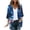 Multicolor, variant on Erwazi Cardigans for Women Printed Chiffon 3/4 Sleeve Open Front Sheer Lightweight Loose Casual Outer Shrug Holiday Outdoor Daily Outfit Top