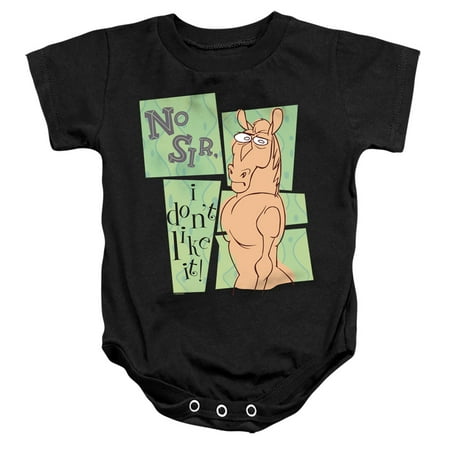 

Ren And Stimpy No Sir I Don t Like It Unisex Infant Snap Suit for Baby
