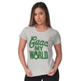 thumbnail image 3 of Guac World Guacamole Avocado Foodie Womens Slim Fit Graphic Tee Brisco Brands X, 3 of 5