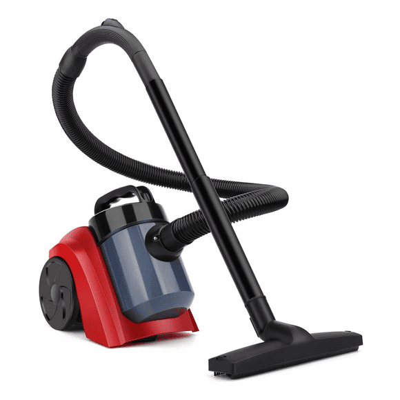 Aspiradora Potente De Cilindro Para Casa 17 kpa, NEGRO/ROJO