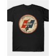 thumbnail image 2 of Men's Hurst Performance Graphic T-Shirt - Classic Fit, Casual Crew Neck, Short Sleeve, Comfortable Cotton, Summer Streetwear Essential, Machine Washable - Black with Vintage Logo Design, Casual Attir, 2 of 7