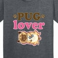 thumbnail image 4 of Inktastic Pug Lover Dog Youth T-Shirt, 4 of 5