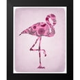 thumbnail image 2 of Kimberly, Allen 20x24 Black Modern Framed Museum Art Print Titled - Flamingo 1, 2 of 5