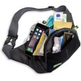 thumbnail image 5 of Viaky Black Crossbody Workout Waist Pack 4 Zipper Pockets, Running Belt Fanny Bag for Hands Free Sports Travel & Casual Use, Adjustable Strap Pouch Ideal Gifts for All Phone Carrying Enthusiasts, 5 of 8