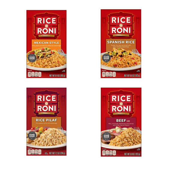 Rice-A-Roni 8-Flavor Variety Meal Pack – Quick & Flavorful Sides