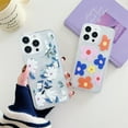 thumbnail image 2 of SaniMore Case for iPhone 14 Pro (6.1" 2022), Little Fresh Flower Backplane Transparent Anti-yellow for Girls Women Slim Fit Lightweight Shockproof Anti-fall Shell, F-Colorful Flower, 2 of 9