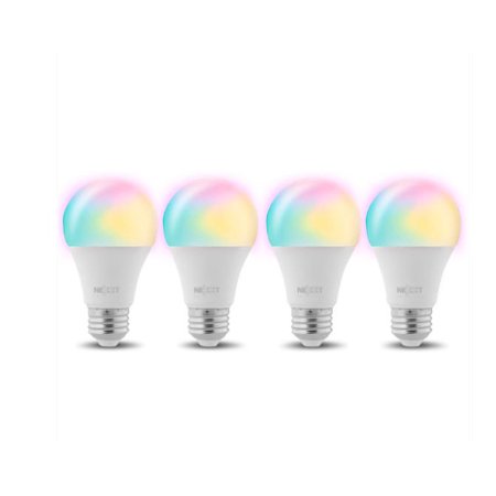 

NexxtHome - Smart A19 RGB 110V 4 Pack Bulb