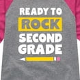 thumbnail image 3 of Instant Message - Ready to Rock Second Grade - Toddler And Youth Girls Raglan Graphic T-Shirt, 3 of 6