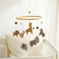 thumbnail image 3 of 2024 TOP! Baby Mobile for Crib - Jungle Animals Nursery Girl Or Boy Gender Neutral Handmade, 3 of 4