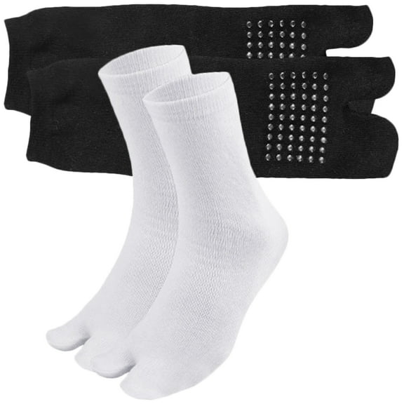 LULULION Toe Separator Sock For Women Skin-friendly Socks For Women Party 2 Pairs